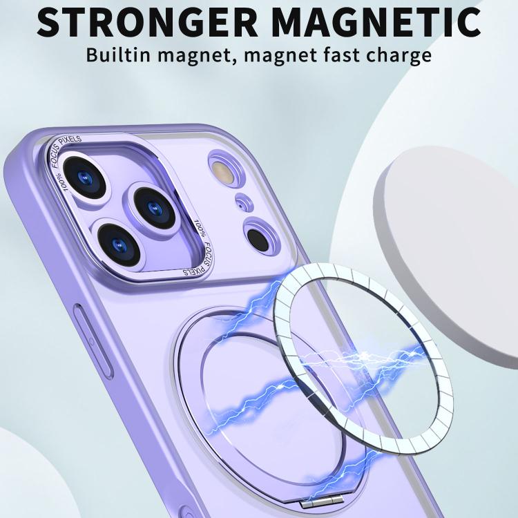 kalebol MagSafe Metal Ring Holder Phone Case, For iPhone 17 Pro Max, For iPhone 17 Pro
