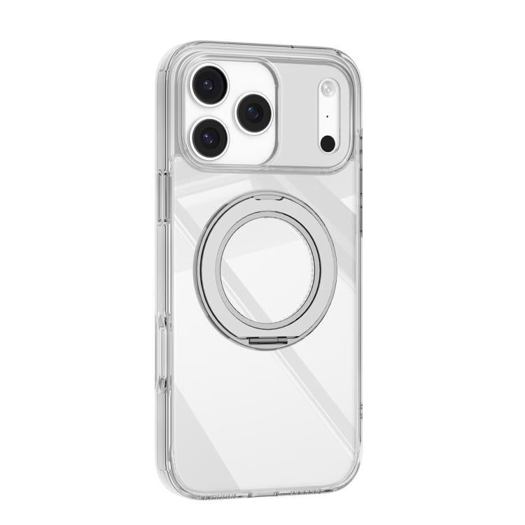 Mutural Ice Amber Series MagSafe Holder TPU Phone Case, For iPhone 17 Pro Max, For iPhone 17 Pro, For iPhone 17, For iPhone 17 Air
