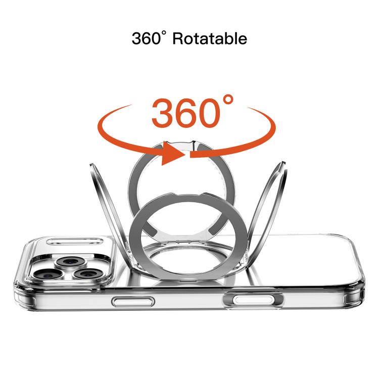 Mutural Ice Amber Series MagSafe Holder TPU Phone Case, For iPhone 17 Pro Max, For iPhone 17 Pro, For iPhone 17, For iPhone 17 Air