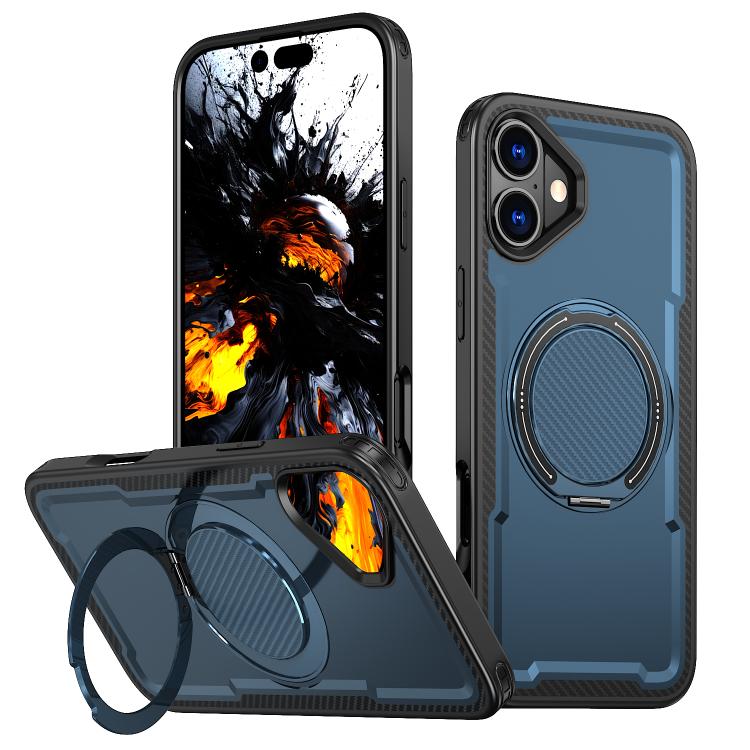 kalebol Metal 360 Degree Rotation Holder MagSafe Phone Case, For iPhone 15 Pro Max, For iPhone 15 Pro, For iPhone 15 Plus, For iPhone 15