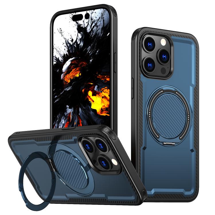 kalebol Metal 360 Degree Rotation Holder MagSafe Phone Case, For iPhone 14 Plus, For iPhone 14, For iPhone 14 Pro, For iPhone 14 Pro Max