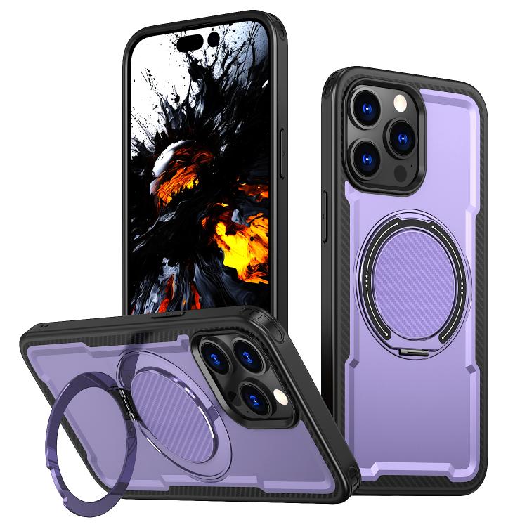 kalebol Metal 360 Degree Rotation Holder MagSafe Phone Case, For iPhone 13 Pro, For iPhone 13