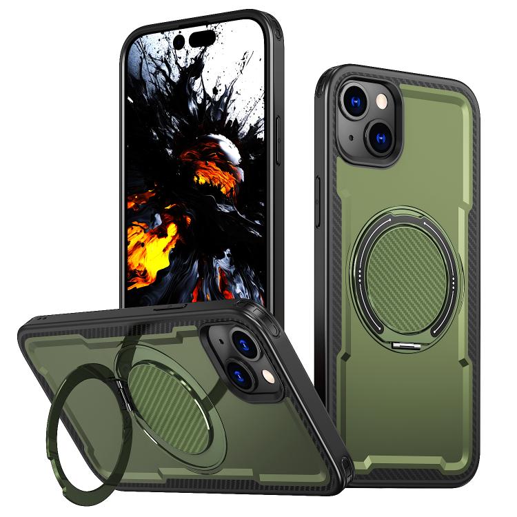 kalebol Metal 360 Degree Rotation Holder MagSafe Phone Case, For iPhone 13 Pro, For iPhone 13