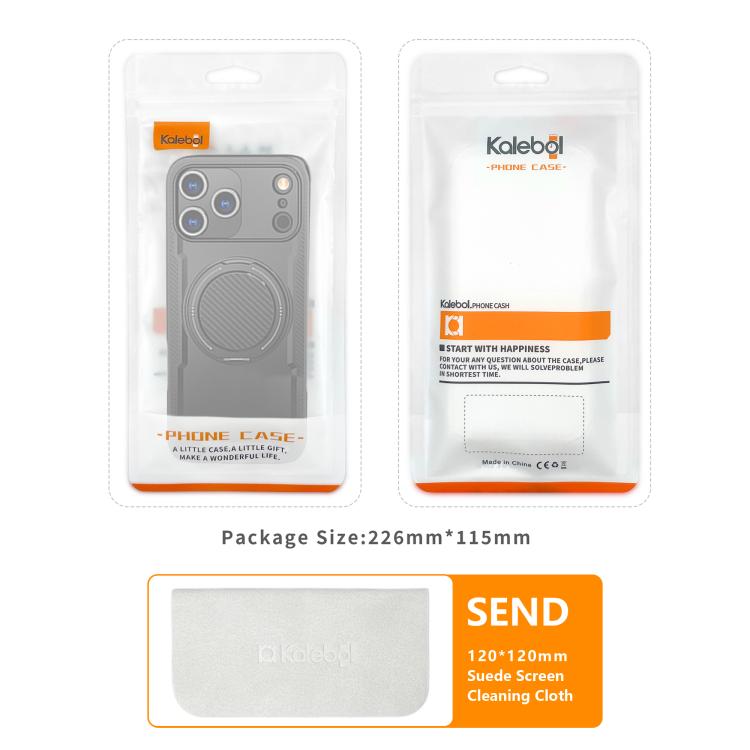 kalebol Metal 360 Degree Rotation Holder MagSafe Phone Case, For iPhone 15 Pro Max, For iPhone 15 Pro, For iPhone 15 Plus, For iPhone 15