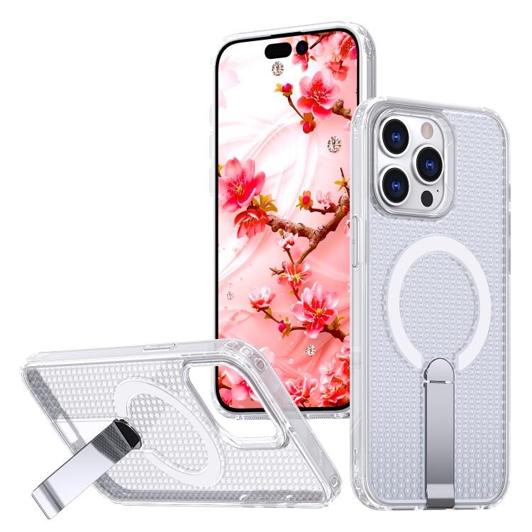 kalebol Honeycomb Cooling MagSafe Holder Phone Case, For iPhone 14 Pro Max, For iPhone 13 Pro Max, For iPhone 13