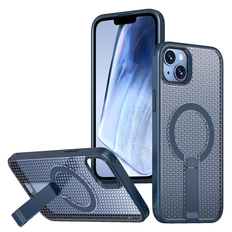 kalebol Honeycomb Cooling MagSafe Holder Phone Case, For iPhone 14 Pro Max, For iPhone 13 Pro Max, For iPhone 13