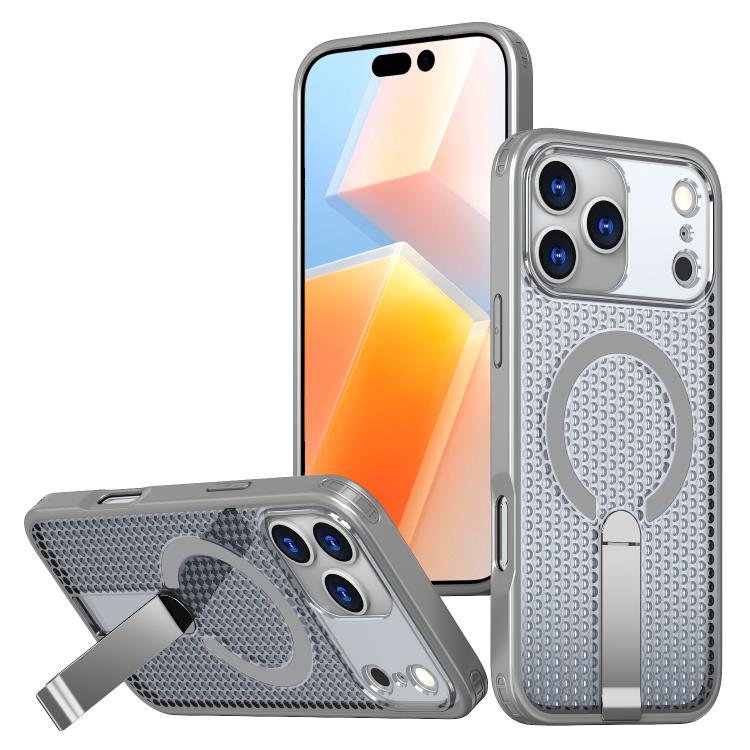 kalebol Honeycomb Cooling MagSafe Holder Phone Case, For iPhone 17 Pro Max, For iPhone 17 Pro, For iPhone 17, For iPhone 17 Air