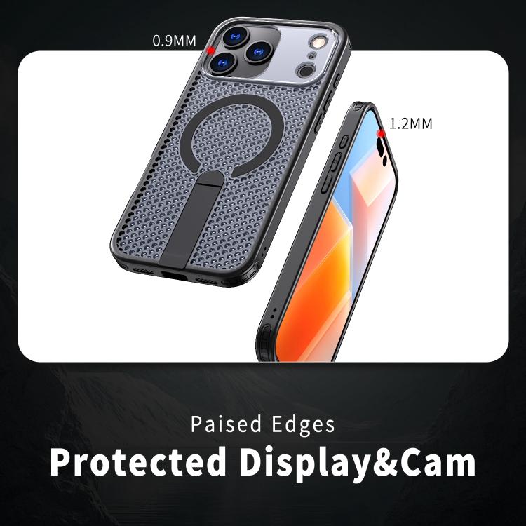 kalebol Honeycomb Cooling MagSafe Holder Phone Case, For iPhone 17 Pro Max, For iPhone 17 Pro, For iPhone 17, For iPhone 17 Air