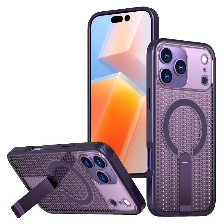 kalebol Honeycomb Cooling MagSafe Holder Phone Case, For iPhone 17 Pro Max, For iPhone 17 Pro, For iPhone 17, For iPhone 17 Air