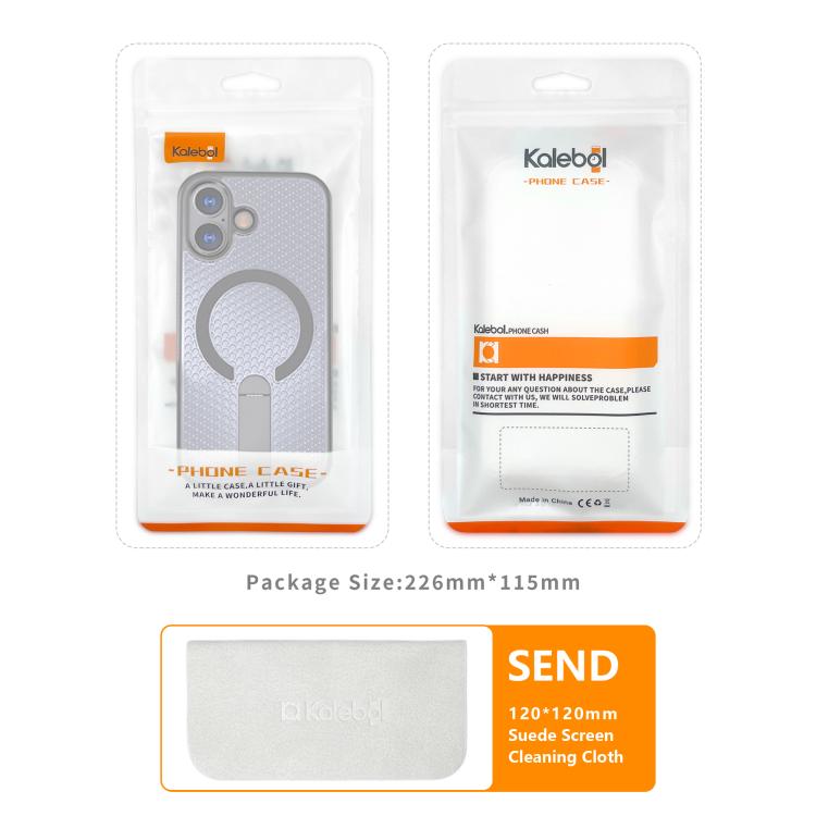 kalebol Honeycomb Cooling MagSafe Holder Phone Case, For iPhone 14 Pro Max, For iPhone 13 Pro Max, For iPhone 13
