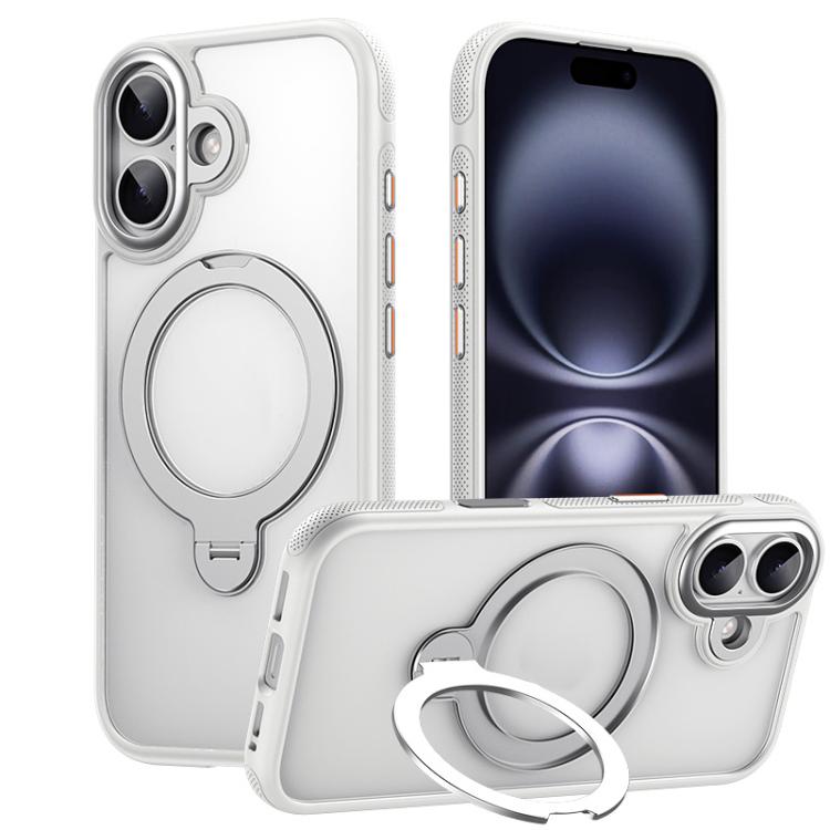 Gear-Style Stress Relief 360 Rotation Holder MagSafe Phone Case, For iPhone 17 Pro Max, For iPhone 17 Pro, For iPhone 17, For iPhone 17 Air, For iPhone 16e, For iPhone 16 Pro Max, For iPhone 16 Pro, For iPhone 16 Plus