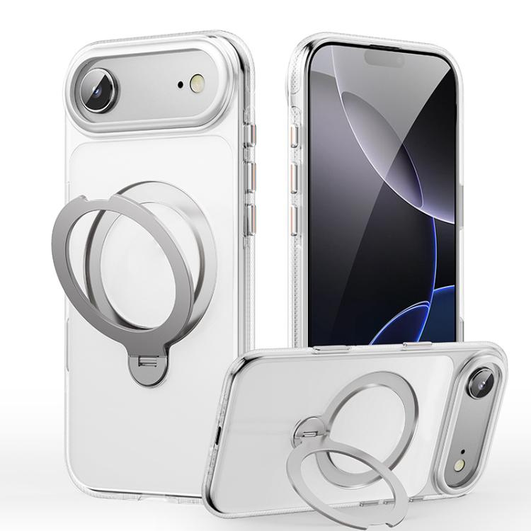 Gear-Style Stress Relief 360 Rotation Holder MagSafe Phone Case, For iPhone 17 Pro Max, For iPhone 17 Pro, For iPhone 17, For iPhone 17 Air, For iPhone 16e, For iPhone 16 Pro Max, For iPhone 16 Pro, For iPhone 16 Plus