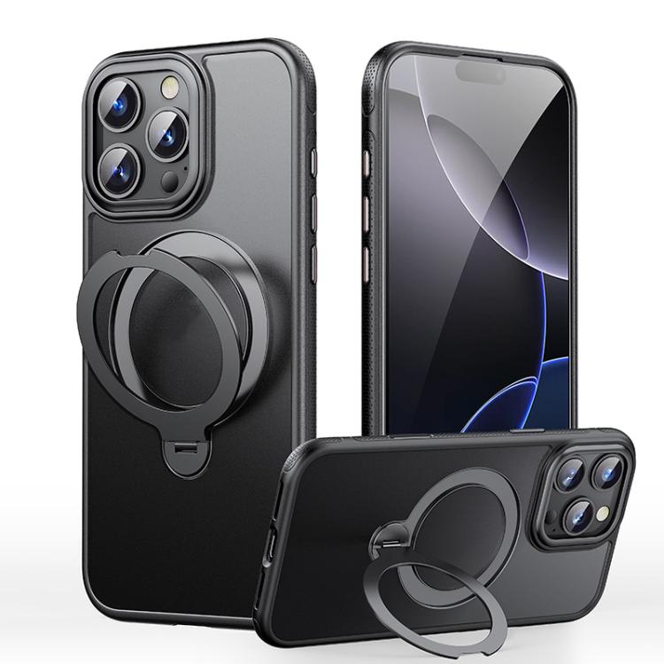 Gear-Style Stress Relief 360 Rotation Holder MagSafe Phone Case, For iPhone 17 Pro Max, For iPhone 17 Pro, For iPhone 17, For iPhone 17 Air, For iPhone 16e, For iPhone 16 Pro Max, For iPhone 16 Pro, For iPhone 16 Plus