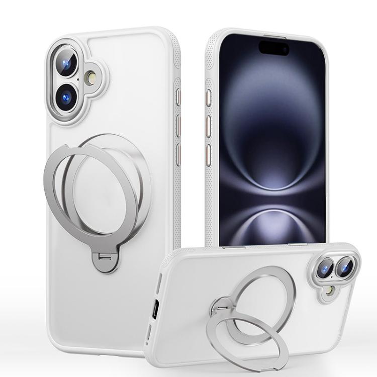 Gear-Style Stress Relief 360 Rotation Holder MagSafe Phone Case, For iPhone 17 Pro Max, For iPhone 17 Pro, For iPhone 17, For iPhone 17 Air, For iPhone 16e, For iPhone 16 Pro Max, For iPhone 16 Pro, For iPhone 16 Plus
