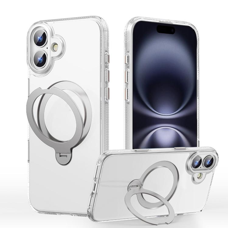 Gear-Style Stress Relief 360 Rotation Holder MagSafe Phone Case, For iPhone 17 Pro Max, For iPhone 17 Pro, For iPhone 17, For iPhone 17 Air, For iPhone 16e, For iPhone 16 Pro Max, For iPhone 16 Pro, For iPhone 16 Plus