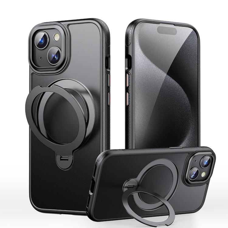 Gear-Style Stress Relief 360 Rotation Holder MagSafe Phone Case, For iPhone 16, For iPhone 15 Pro Max, For iPhone 15 Pro, For iPhone 15, For iPhone 14, For iPhone 14 Pro, For iPhone 14 Pro Max, For iPhone 13 Pro Max