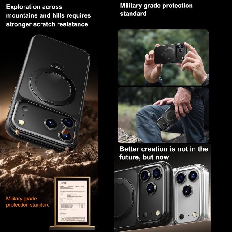 Gear-Style Stress Relief 360 Rotation Holder MagSafe Phone Case, For iPhone 16, For iPhone 15 Pro Max, For iPhone 15 Pro, For iPhone 15, For iPhone 14, For iPhone 14 Pro, For iPhone 14 Pro Max, For iPhone 13 Pro Max