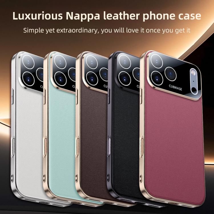 Skin Feel Leather Texture Cooling Phone Case, For iPhone 17 Pro Max, For iPhone 17 Pro, For iPhone 17, For iPhone 17 Air