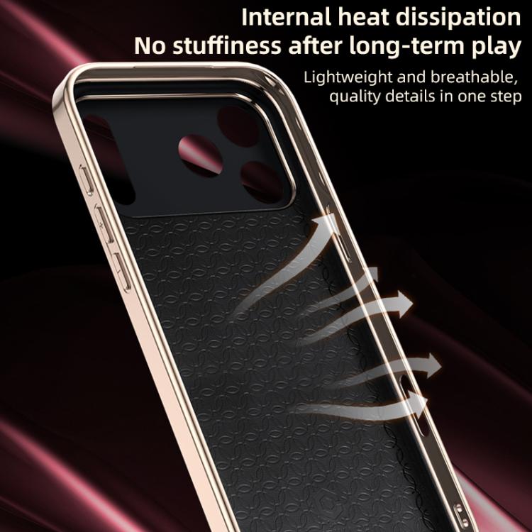 Skin Feel Leather Texture Cooling Phone Case, For iPhone 17 Pro Max, For iPhone 17 Pro, For iPhone 17, For iPhone 17 Air