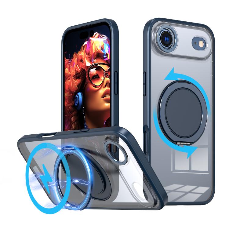 kalebol 360-degree Rotating MagSafe Magnetic Holder Phone Case, For iPhone 16e, For iPhone 16 Plus