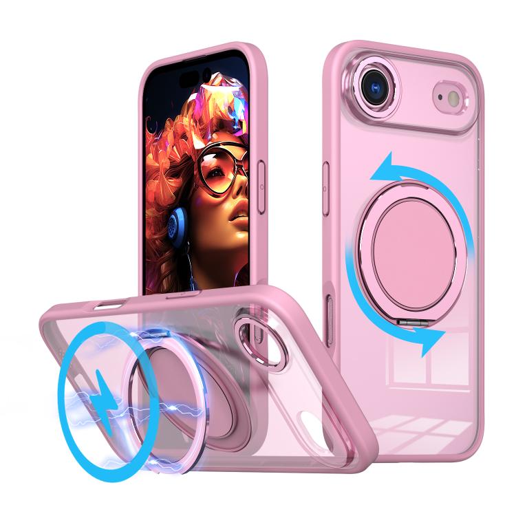 kalebol 360-degree Rotating MagSafe Magnetic Holder Phone Case, For iPhone 16e, For iPhone 16 Plus