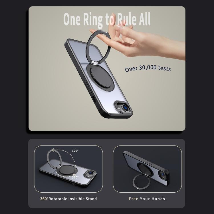 kalebol 360-degree Rotating MagSafe Magnetic Holder Phone Case, For iPhone 16e, For iPhone 16 Plus