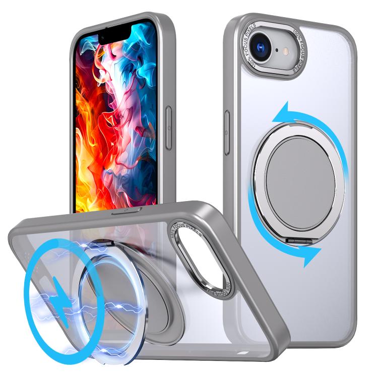 kalebol 360-degree Rotating MagSafe Magnetic Holder Phone Case, For iPhone 16e, For iPhone 16 Plus