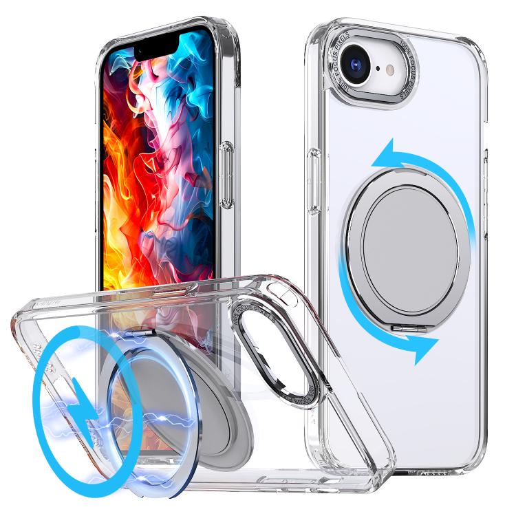 kalebol 360-degree Rotating MagSafe Magnetic Holder Phone Case, For iPhone 16e, For iPhone 16 Plus