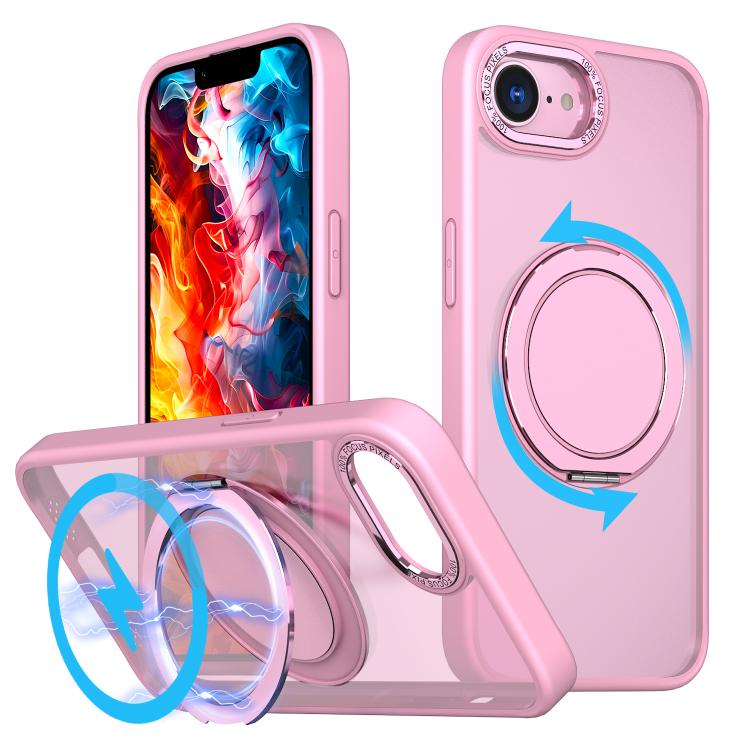 kalebol 360-degree Rotating MagSafe Magnetic Holder Phone Case, For iPhone 16e, For iPhone 16 Plus