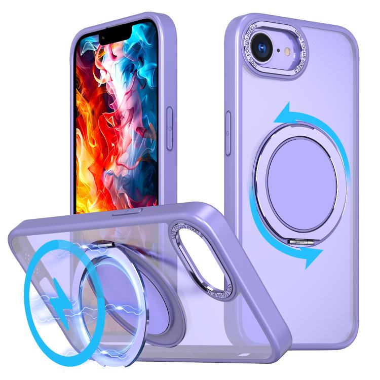 kalebol 360-degree Rotating MagSafe Magnetic Holder Phone Case, For iPhone 16e, For iPhone 16 Plus