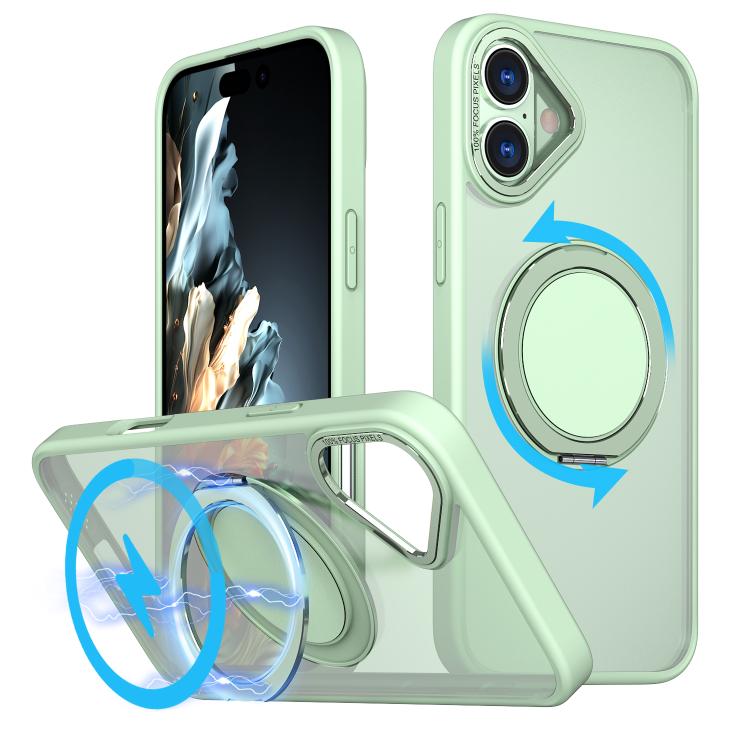 kalebol 360-degree Rotating MagSafe Magnetic Holder Phone Case, For iPhone 16e, For iPhone 16 Plus