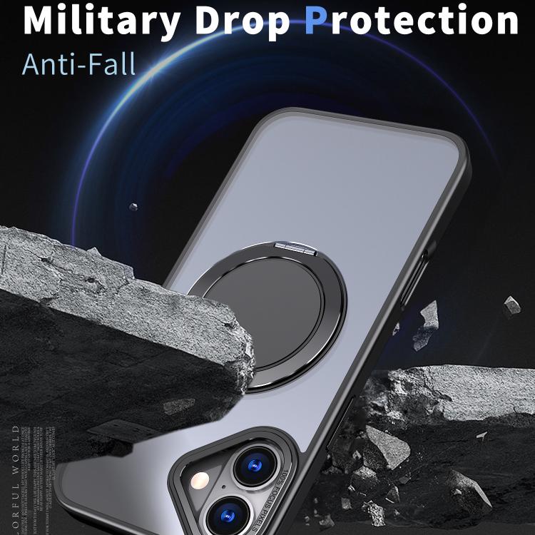 kalebol 360-degree Rotating MagSafe Magnetic Holder Phone Case, For iPhone 16e, For iPhone 16 Plus