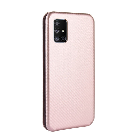 Magnetic horizontal flip case for Galaxy M51 displaying card slot functionality