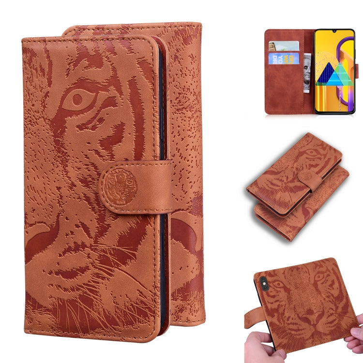 Tiger Embossing Pattern Horizontal Flip Leather Case with Holder & Card Slots & Wallet, For Samsung Galaxy M30s / M21, For Samsung Galaxy Note 10, For Samsung Galaxy Note 10 Pro, For Samsung Galaxy Note 20