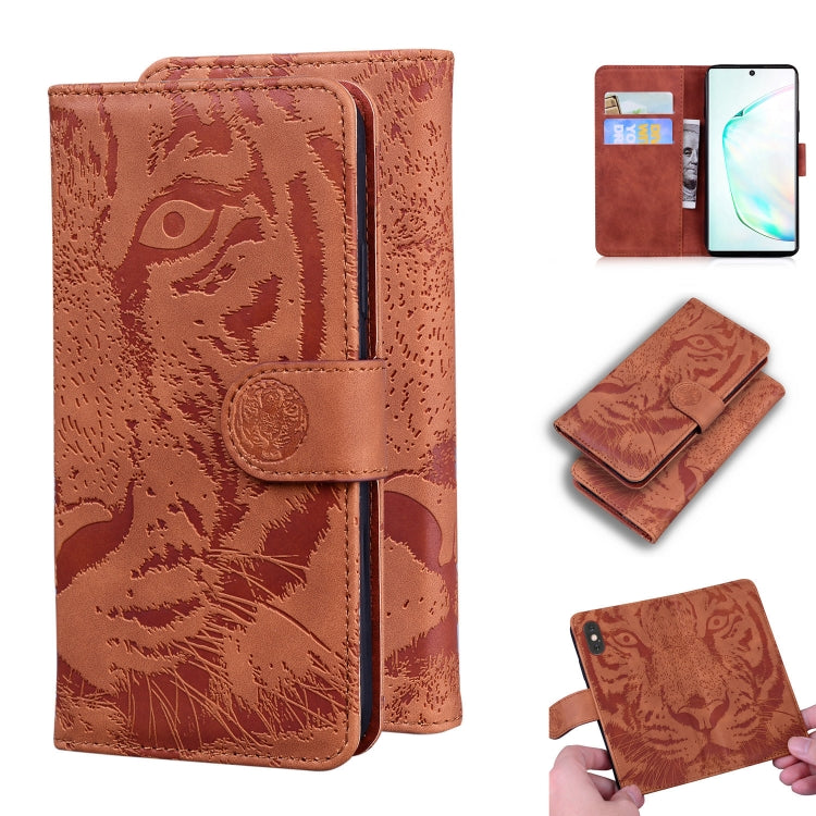 Tiger Embossing Pattern Horizontal Flip Leather Case with Holder & Card Slots & Wallet, For Samsung Galaxy M30s / M21, For Samsung Galaxy Note 10, For Samsung Galaxy Note 10 Pro, For Samsung Galaxy Note 20