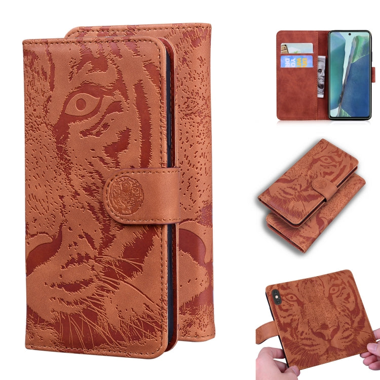 Tiger Embossing Pattern Horizontal Flip Leather Case with Holder & Card Slots & Wallet, For Samsung Galaxy M30s / M21, For Samsung Galaxy Note 10, For Samsung Galaxy Note 10 Pro, For Samsung Galaxy Note 20