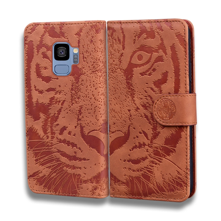 Tiger Embossing Pattern Horizontal Flip Leather Case with Holder & Card Slots & Wallet, For Samsung Galaxy S9, For Samsung Galaxy S9 Plus, For Samsung Galaxy S10, For Samsung Galaxy S10 Lite / A91