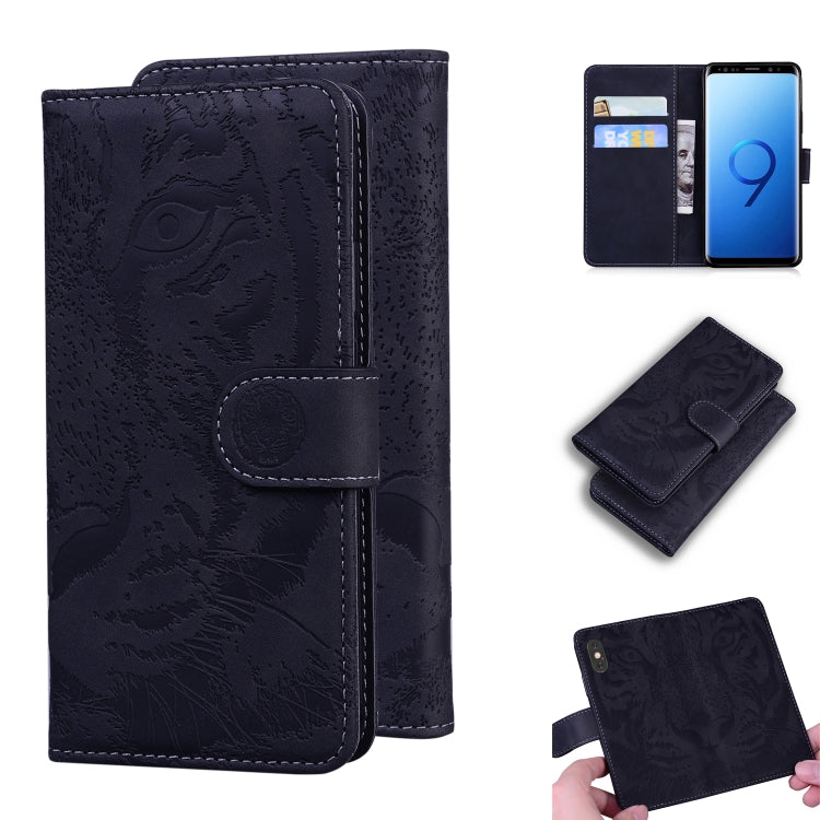Tiger Embossing Pattern Horizontal Flip Leather Case with Holder & Card Slots & Wallet, For Samsung Galaxy S9, For Samsung Galaxy S9 Plus, For Samsung Galaxy S10, For Samsung Galaxy S10 Lite / A91