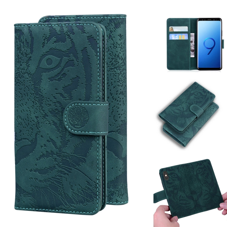 Tiger Embossing Pattern Horizontal Flip Leather Case with Holder & Card Slots & Wallet, For Samsung Galaxy S9, For Samsung Galaxy S9 Plus, For Samsung Galaxy S10, For Samsung Galaxy S10 Lite / A91