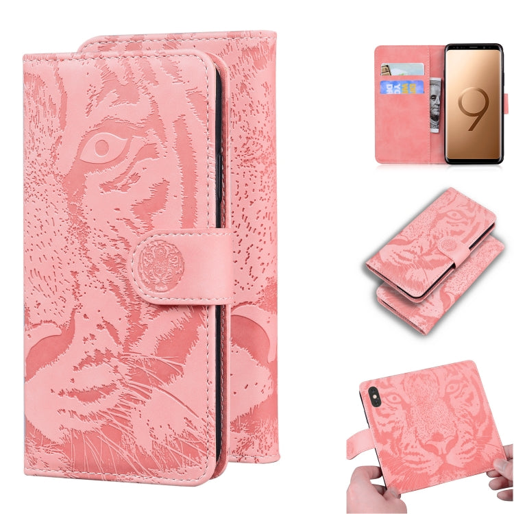 Tiger Embossing Pattern Horizontal Flip Leather Case with Holder & Card Slots & Wallet, For Samsung Galaxy S9, For Samsung Galaxy S9 Plus, For Samsung Galaxy S10, For Samsung Galaxy S10 Lite / A91