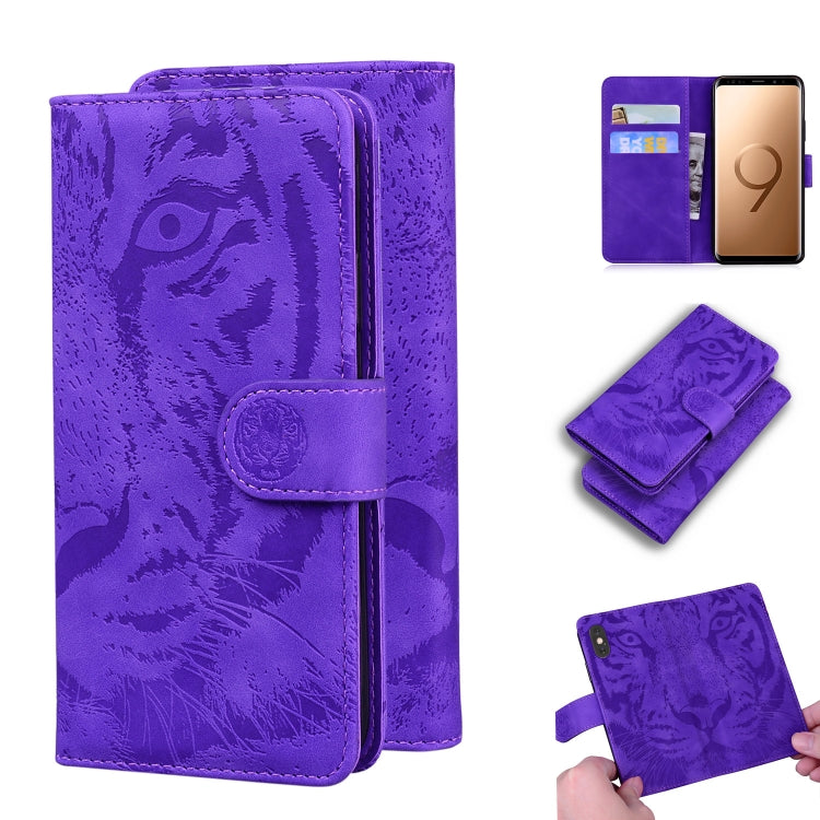 Tiger Embossing Pattern Horizontal Flip Leather Case with Holder & Card Slots & Wallet, For Samsung Galaxy S9, For Samsung Galaxy S9 Plus, For Samsung Galaxy S10, For Samsung Galaxy S10 Lite / A91