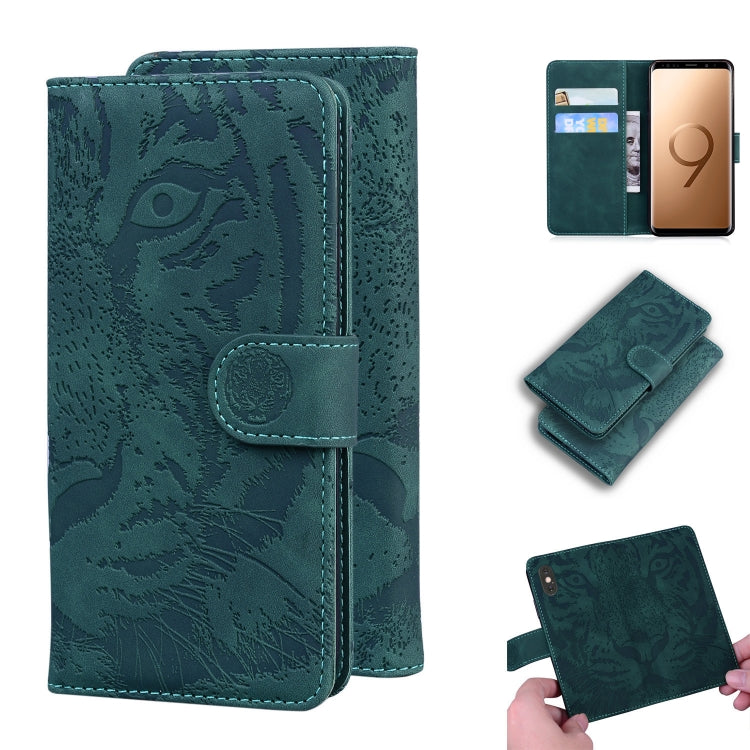 Tiger Embossing Pattern Horizontal Flip Leather Case with Holder & Card Slots & Wallet, For Samsung Galaxy S9, For Samsung Galaxy S9 Plus, For Samsung Galaxy S10, For Samsung Galaxy S10 Lite / A91