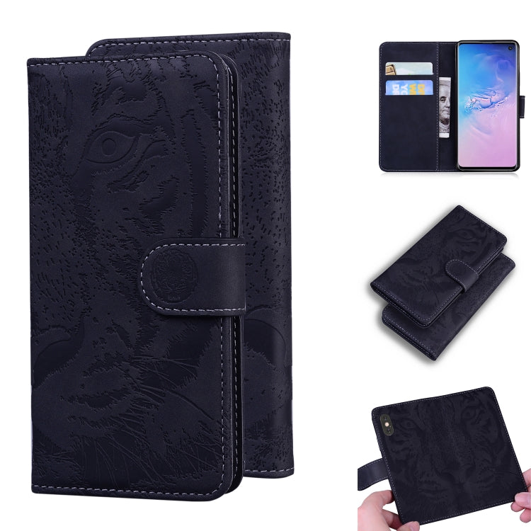 Tiger Embossing Pattern Horizontal Flip Leather Case with Holder & Card Slots & Wallet, For Samsung Galaxy S9, For Samsung Galaxy S9 Plus, For Samsung Galaxy S10, For Samsung Galaxy S10 Lite / A91