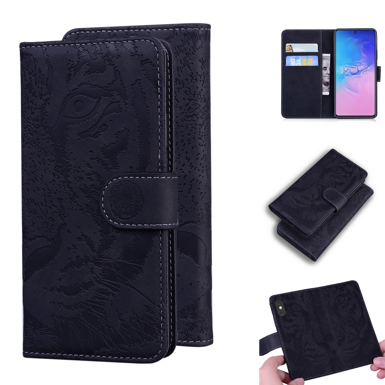 Tiger Embossing Pattern Horizontal Flip Leather Case with Holder & Card Slots & Wallet, For Samsung Galaxy S9, For Samsung Galaxy S9 Plus, For Samsung Galaxy S10, For Samsung Galaxy S10 Lite / A91