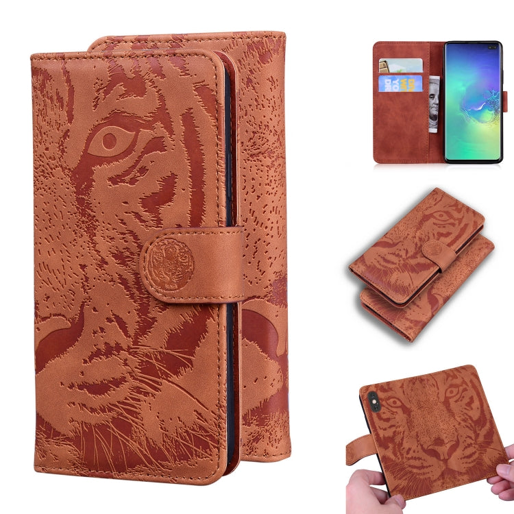 Tiger Embossing Pattern Horizontal Flip Leather Case with Holder & Card Slots & Wallet, For Samsung Galaxy S10 Plus, For Samsung Galaxy S10e, For Samsung Galaxy S20, For Samsung Galaxy S20 Plus