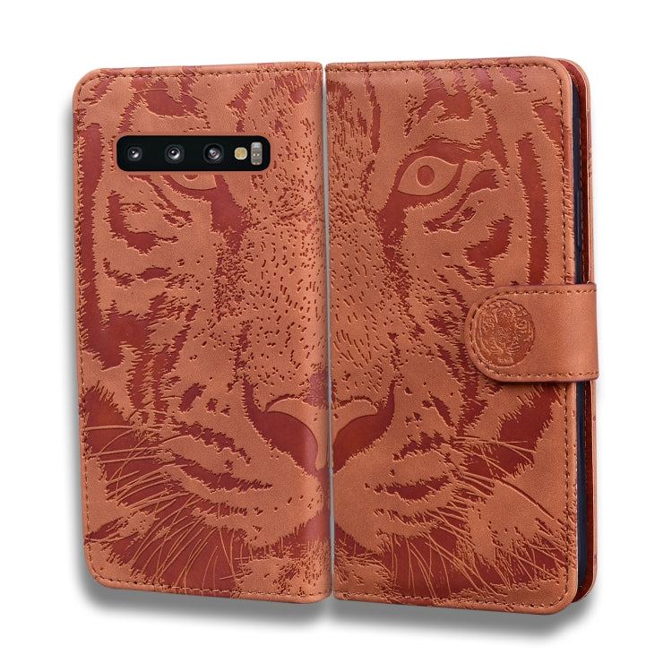 Tiger Embossing Pattern Horizontal Flip Leather Case with Holder & Card Slots & Wallet, For Samsung Galaxy S10 Plus, For Samsung Galaxy S10e, For Samsung Galaxy S20, For Samsung Galaxy S20 Plus