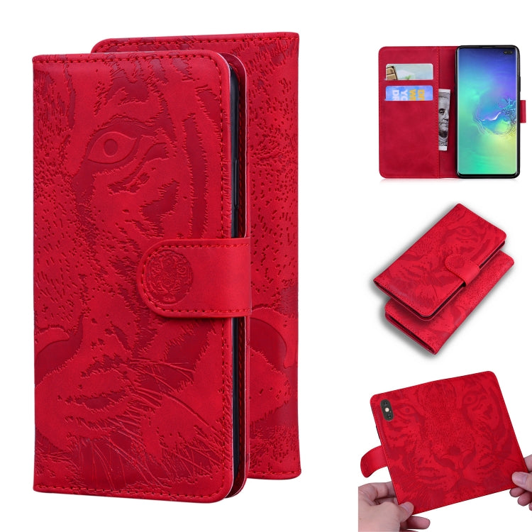 Tiger Embossing Pattern Horizontal Flip Leather Case with Holder & Card Slots & Wallet, For Samsung Galaxy S10 Plus, For Samsung Galaxy S10e, For Samsung Galaxy S20, For Samsung Galaxy S20 Plus
