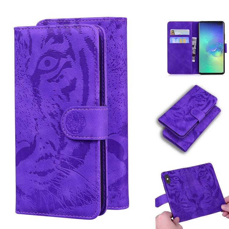 Tiger Embossing Pattern Horizontal Flip Leather Case with Holder & Card Slots & Wallet, For Samsung Galaxy S10 Plus, For Samsung Galaxy S10e, For Samsung Galaxy S20, For Samsung Galaxy S20 Plus