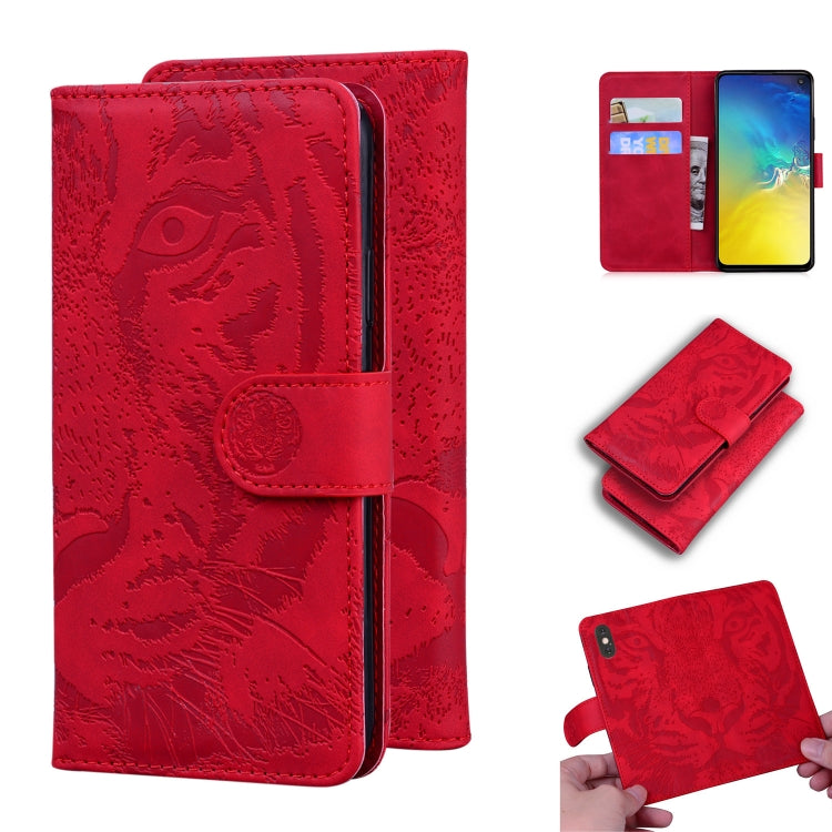 Tiger Embossing Pattern Horizontal Flip Leather Case with Holder & Card Slots & Wallet, For Samsung Galaxy S10 Plus, For Samsung Galaxy S10e, For Samsung Galaxy S20, For Samsung Galaxy S20 Plus