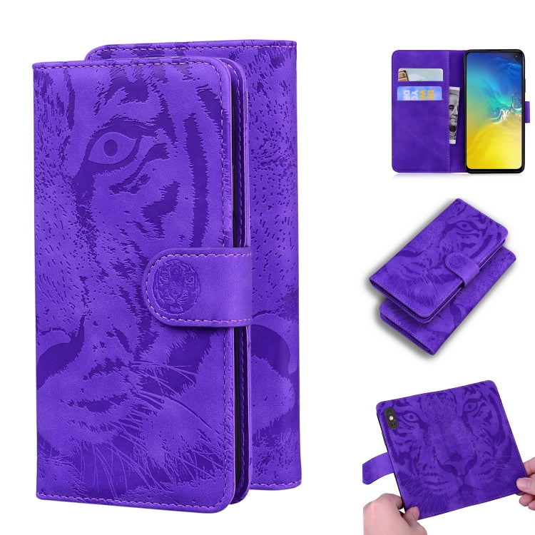Tiger Embossing Pattern Horizontal Flip Leather Case with Holder & Card Slots & Wallet, For Samsung Galaxy S10 Plus, For Samsung Galaxy S10e, For Samsung Galaxy S20, For Samsung Galaxy S20 Plus
